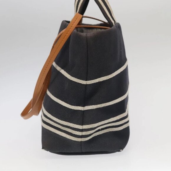 CHANEL Tote Bag Denim Navy CC Auth PP037 - Picture 5 of 15